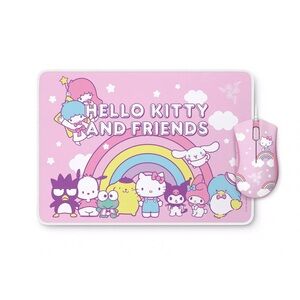NIB Razer DeathAdder Essential and Medium Mouse Mat Hello Kitty and Friends